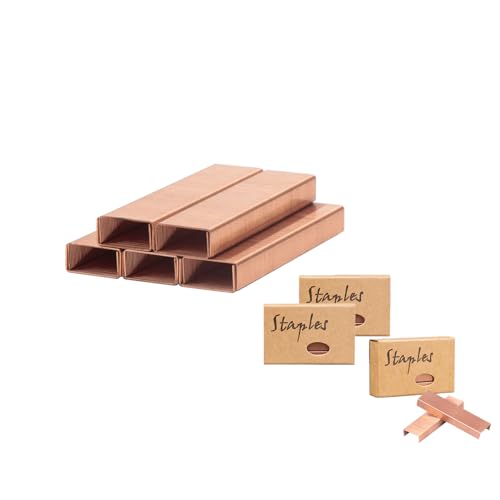 Minimalist NatSumeBasics 3000 Rose Gold Staples 26/6 Standard Collection