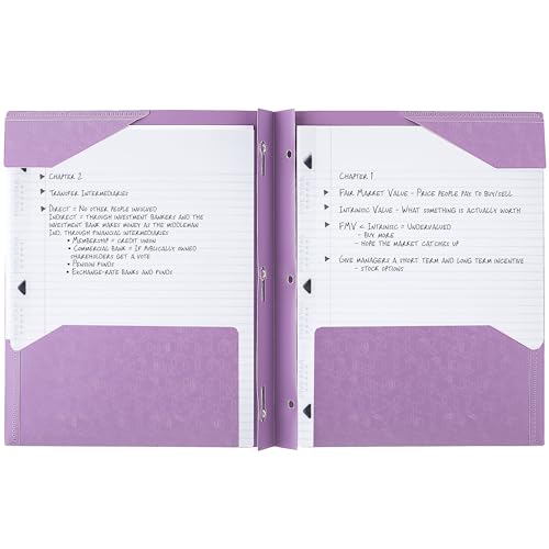 Five Star 2-Pocket Folder, Plastic Folder with Stay-Put Tabs and Set