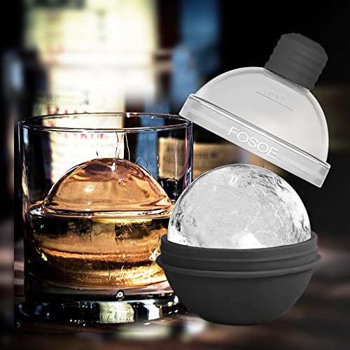 Eco-Friendly Silicone Ice Ball Molds for Whiskey - Set of 4