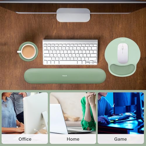 Smart Home MOSISO Wrist Rest Support for Mouse Pad&Keyboard Set, Circle Set